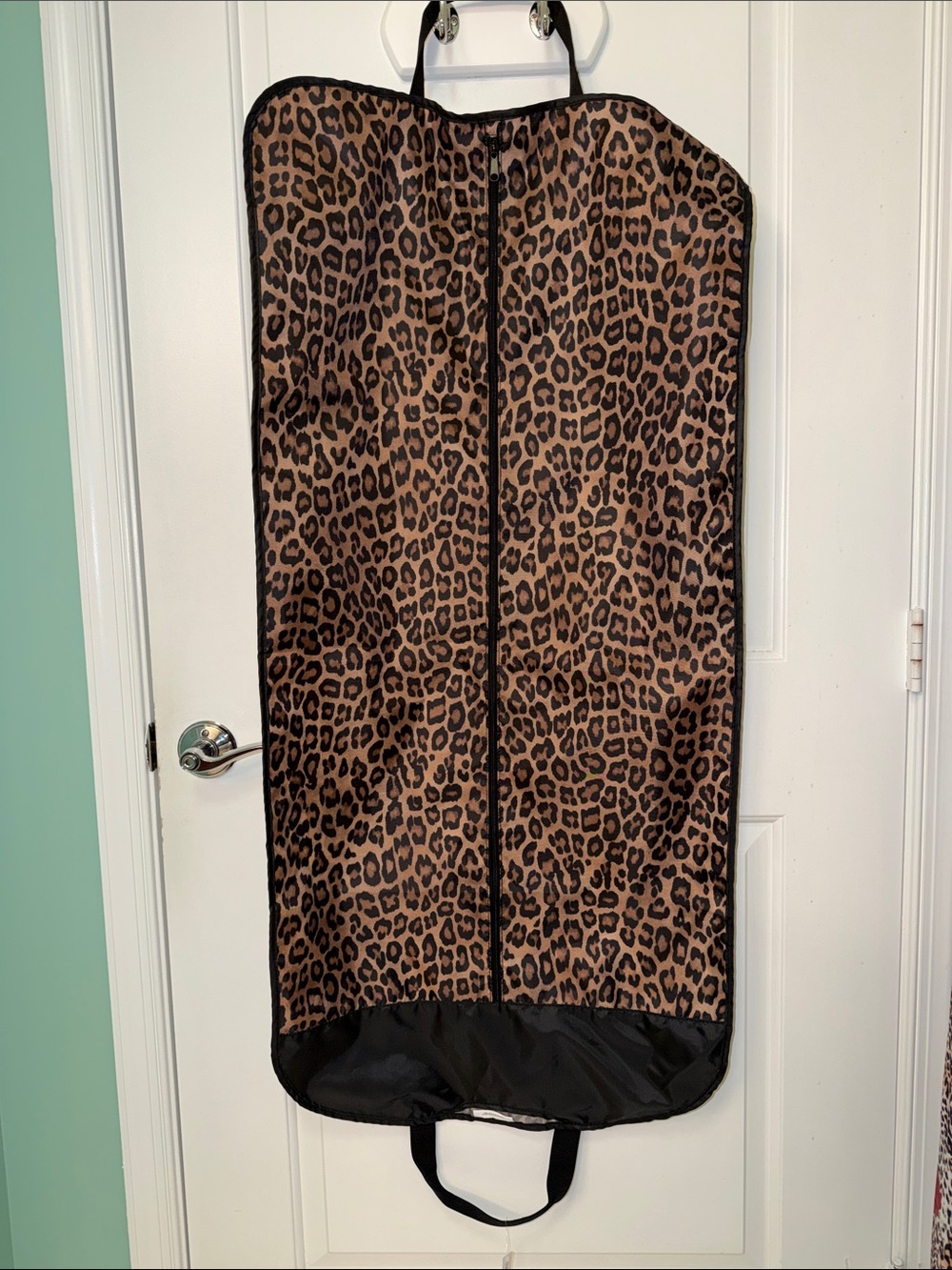 Chico's Leopard Print Garment Bag - Brown/Black
